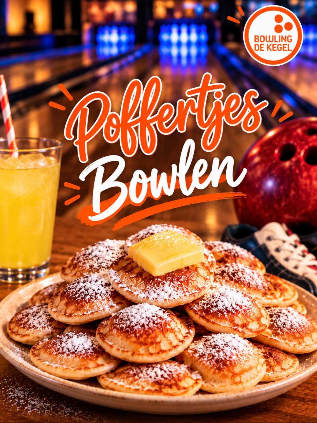 Poffertjes Bowlen De Kegel