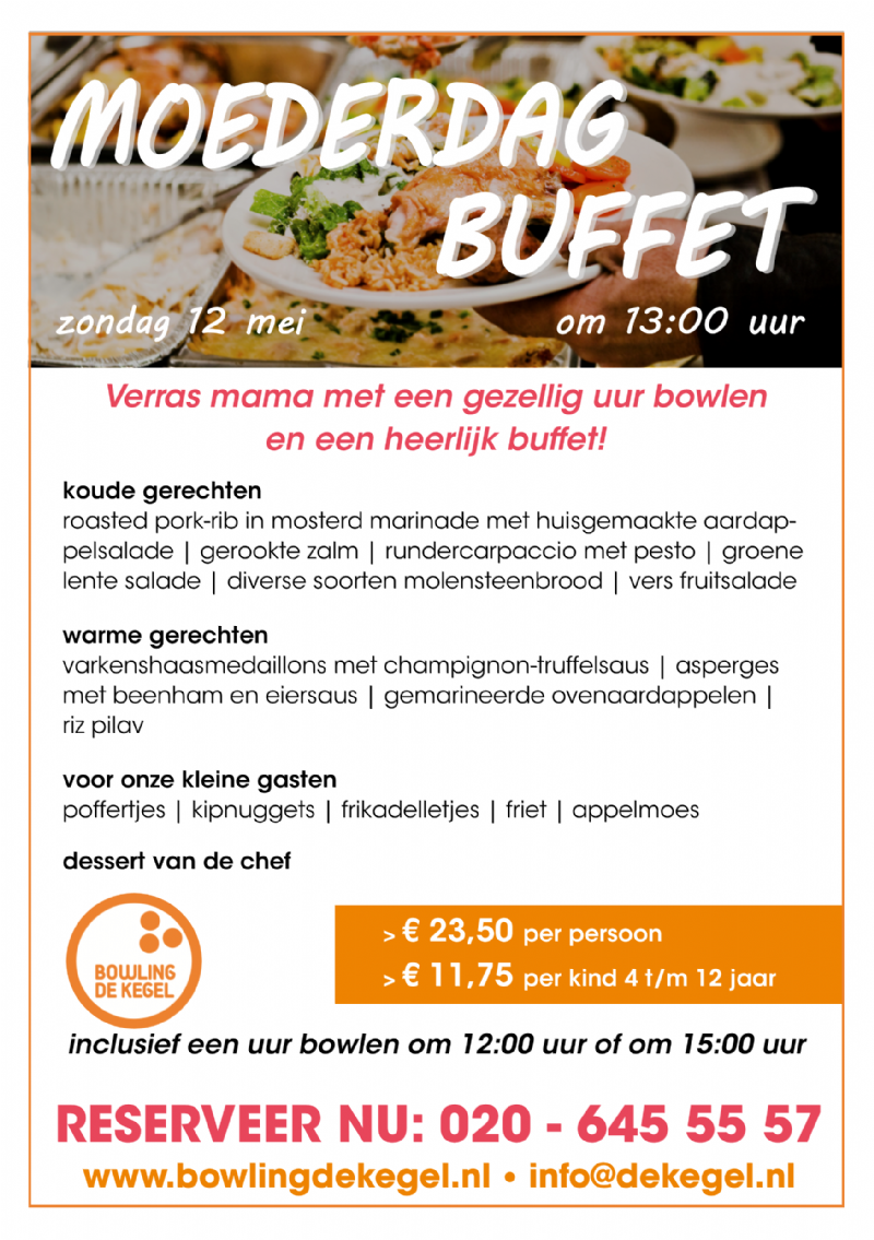 Moederdag Buffet 2019